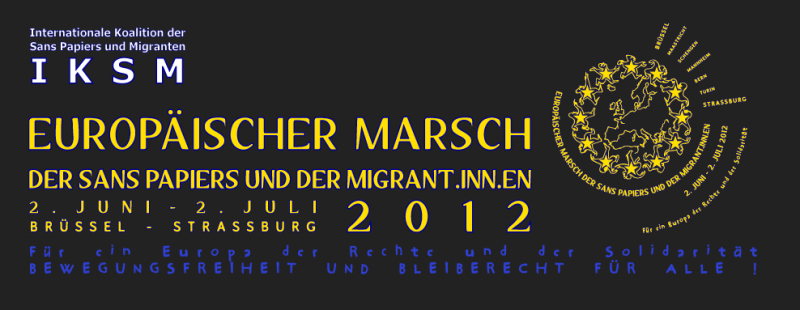 Europäischer Marsch der Sans Papiers