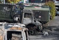 15 Lastwagen der Bundeswehr abgefackelt