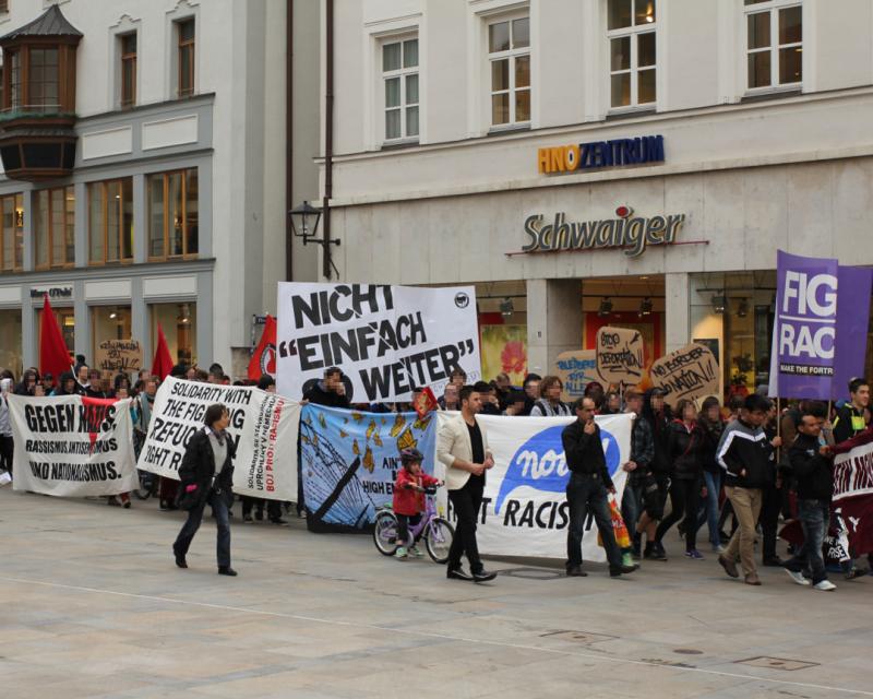 Regensburg, Akionstag für Bleiberecht  - 2