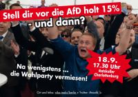 AfD-Wahlparty in Berlin crashen!