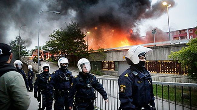 Riot in Stockholm