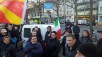 Stephanie Abt bei einer Pegida NRW demo