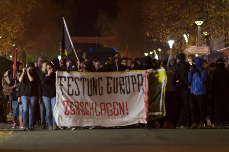 Antifademo am 08.11.2015 in Weil am Rhein