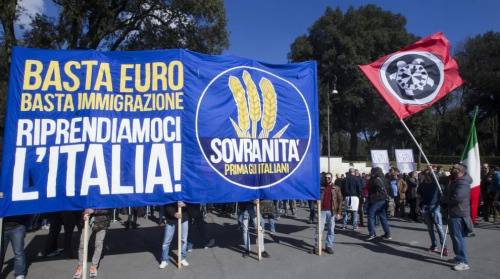 Sovranita - CasaPound Demonstration