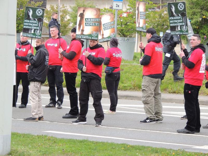 Nazikundgebung in Gera am 22.4. (2)