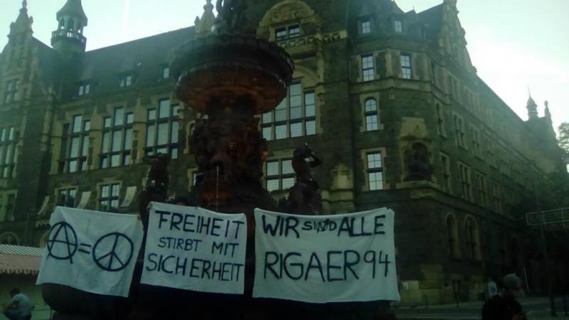 Solidarität mit der Rigaerstr.