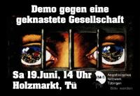 Flyer zur Demonstration gegen eine geknastete Gesellschaft