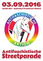 Raus auf die Straße! Antifaschistische Streetparade in Frankfurt (Oder)