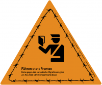Plakat "Fähren statt Frontex"