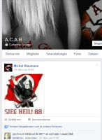 Micheal Blaumann Posting in A.C.A.B. 