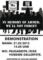 Plauen: Ahmed J. – Never Forget! 1