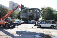 Bei dem Brand auf dem Gelände der Bundespolizei ist ein Schaden von 750 000 Euro entstanden. Foto: Alexander Dinger