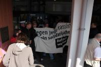 Blockade an der Stadthalle 1