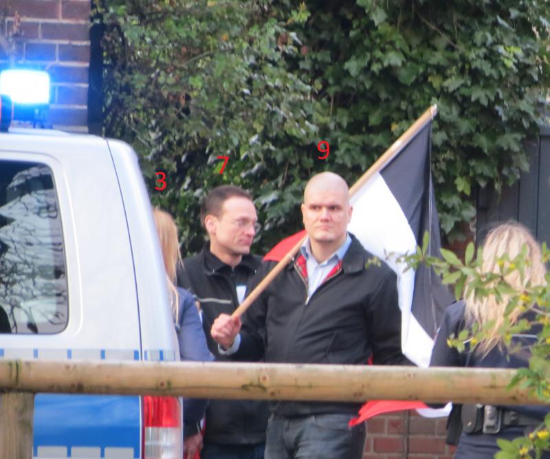 Nazi Kessel bei der NPD-Demo in Kempen 7