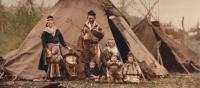 A traditional Saami family