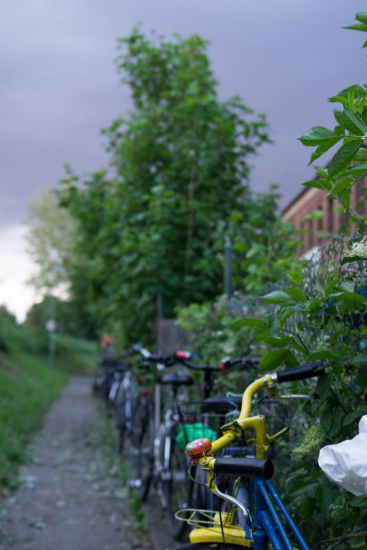 Räder vor der KTS Freiburg