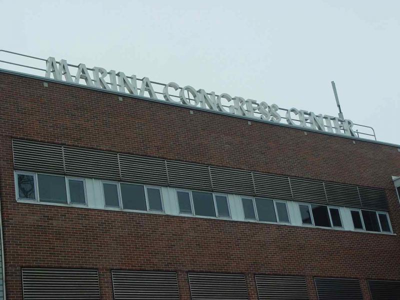 The stockholder meeting took place in Helsinki's Marina Congress Center.