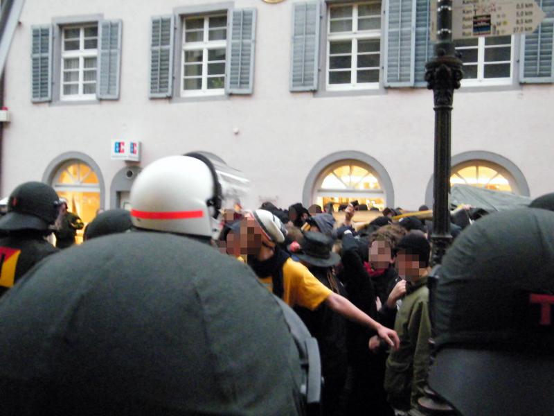 Antifaschistische Demonstration am 14. November 2009 in Freiburg