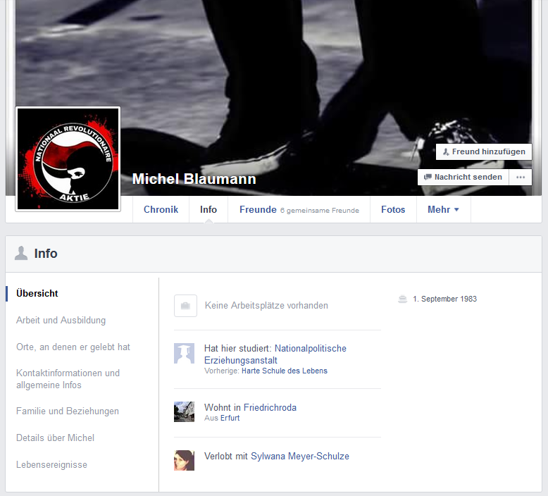 Micheal Blaumann Infos von der Facebook-Seite