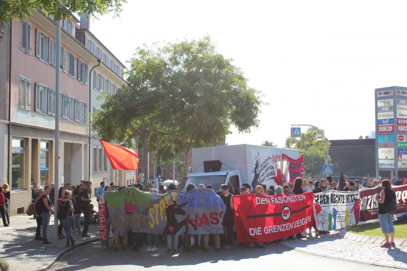 Friedlingen - Kurzbericht Antifa Demo 24.09.2016 5