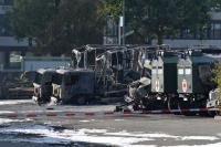 15 Lastwagen der Bundeswehr abgefackelt
