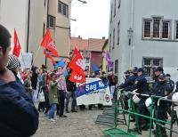 Proteste auf dem Münsterplatz