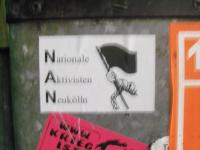 Aufkleber "Nationale Aktivisten Neukölln"