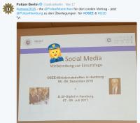 OSZE Polizei Social Media