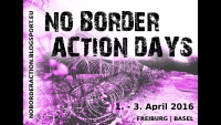 Plakat: No Border Action Days