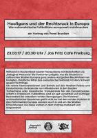 Plakat Hooligans und der Rechtsruck in Europa: Wie nationalistische Fußballfans europaweit mobilmachen