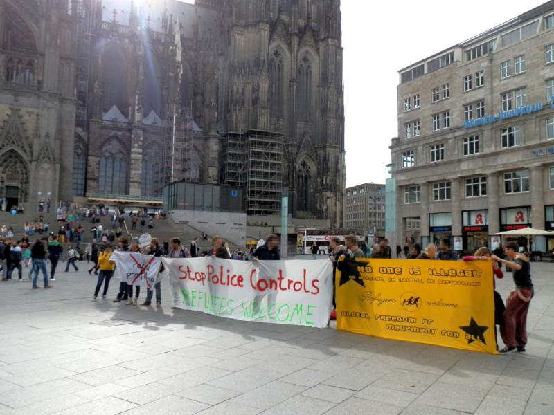 Auftaktaktion gegen Mos Maiorum, Köln HBF 8