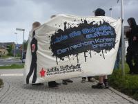 Protest am Peter-Mörs-Platz