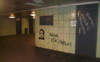 Graffiti in U-Bahn