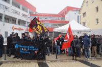Antifaschistische Kundgebung auf dem Rutesheimer Marktplatz