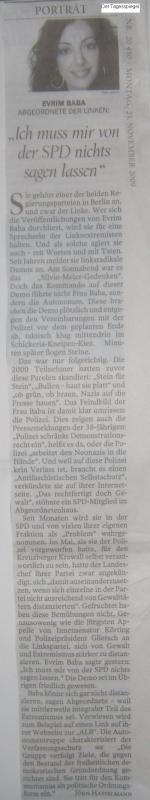 23.11.09 (Montag) - Tagesspiegel 2/2