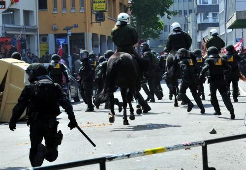 Polizeieinsatz in der Ulmer Innenstadt