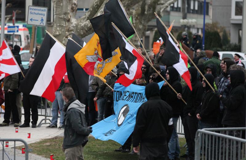 An der Nazi-Kundgebung nahmen etwas über 60 FaschistInnen teil.