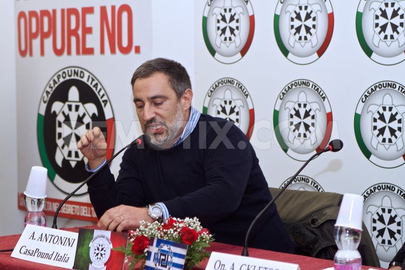 Andrea Antonini, Vizepräsident CasaPound Italia