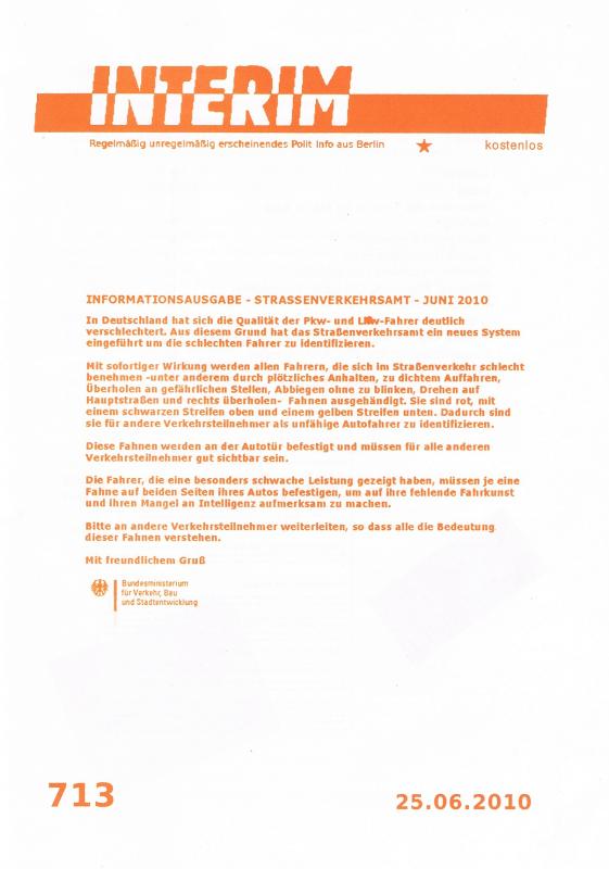 Cover interim Nr. 713