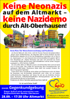[OB] Keine Neonazis auf dem Altmarkt – keine Nazidemo durch Alt-Oberhausen! 2
