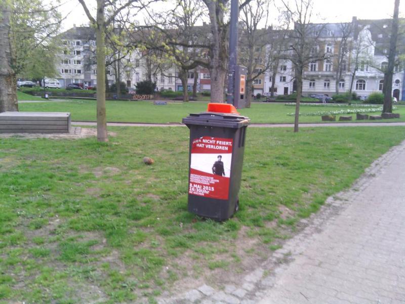 Plakate im Frankenberger Park