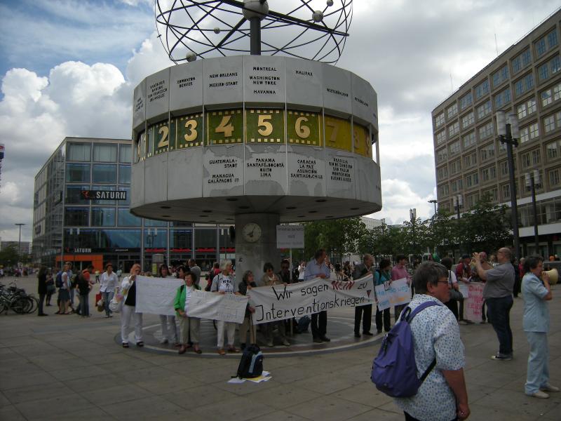 Kundgebung Berlin-Alexanderplatz