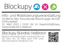 Blockupy-Veranstaltung mit Werner Rätz 2015