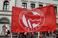 Das Symbol der historischen Antifaschistischen Aktion