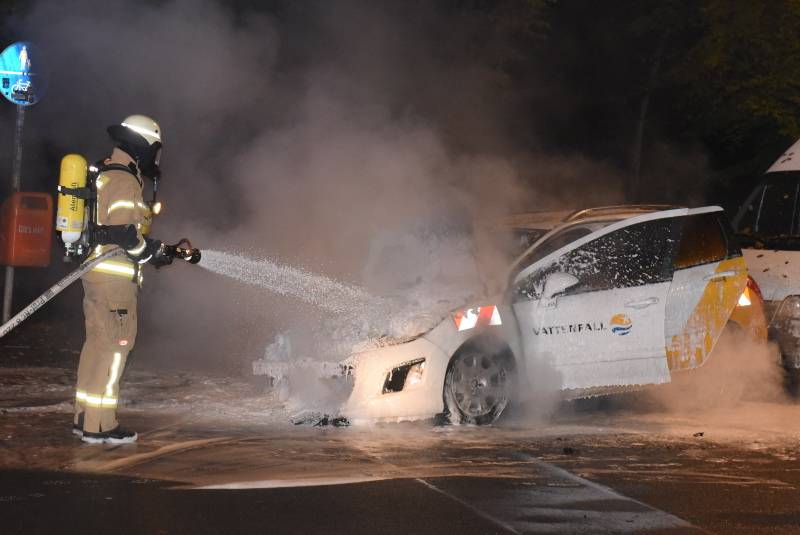 Die Polizei geht von Brandstiftung aus (Foto: spreepicture)