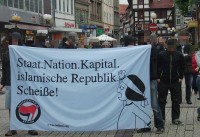 Antifa Teheran Aktionstag Göttingen