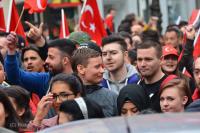 Demonstration türkischer Nationalisten und Rechtsextremisten