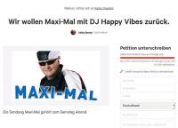 Petition für DJ Happy Vibes