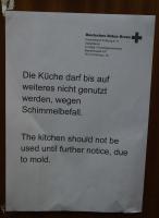 Health dangers in one kitchen