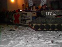 Protestaktion gegen das Bundeswehrkonzert - 2